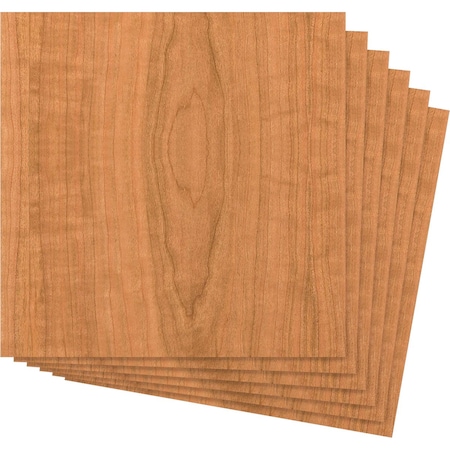 23 3/4W X 23 3/4H X 1/4T Wood Hobby Boards, Cherry, 6PK